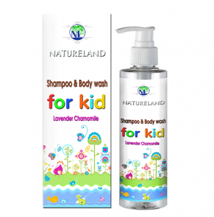 Natureland Shampoo & Body Wash For Kid Lavender